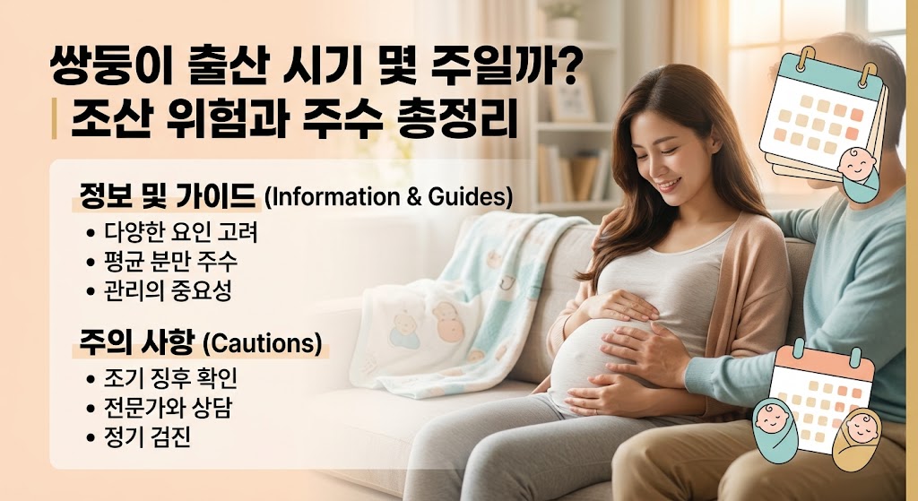 쌍둥이 출산 시기