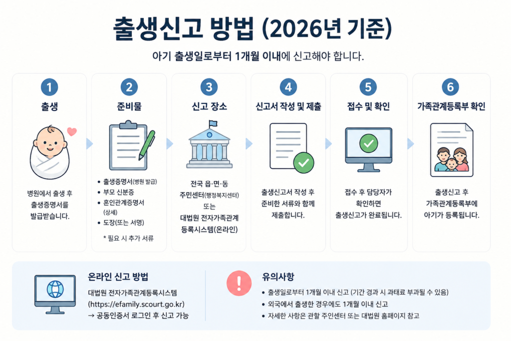 출생신고 방법